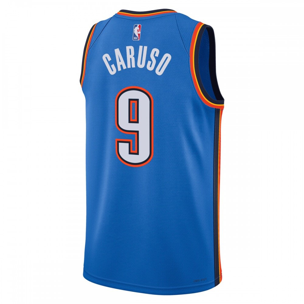 Alex Caruso Oklahoma City Thunder Unisex Swingman Jersey - Icon Edition - Blue-Pro Kit Vault | Brand New 26/27 Sports Jerseys
